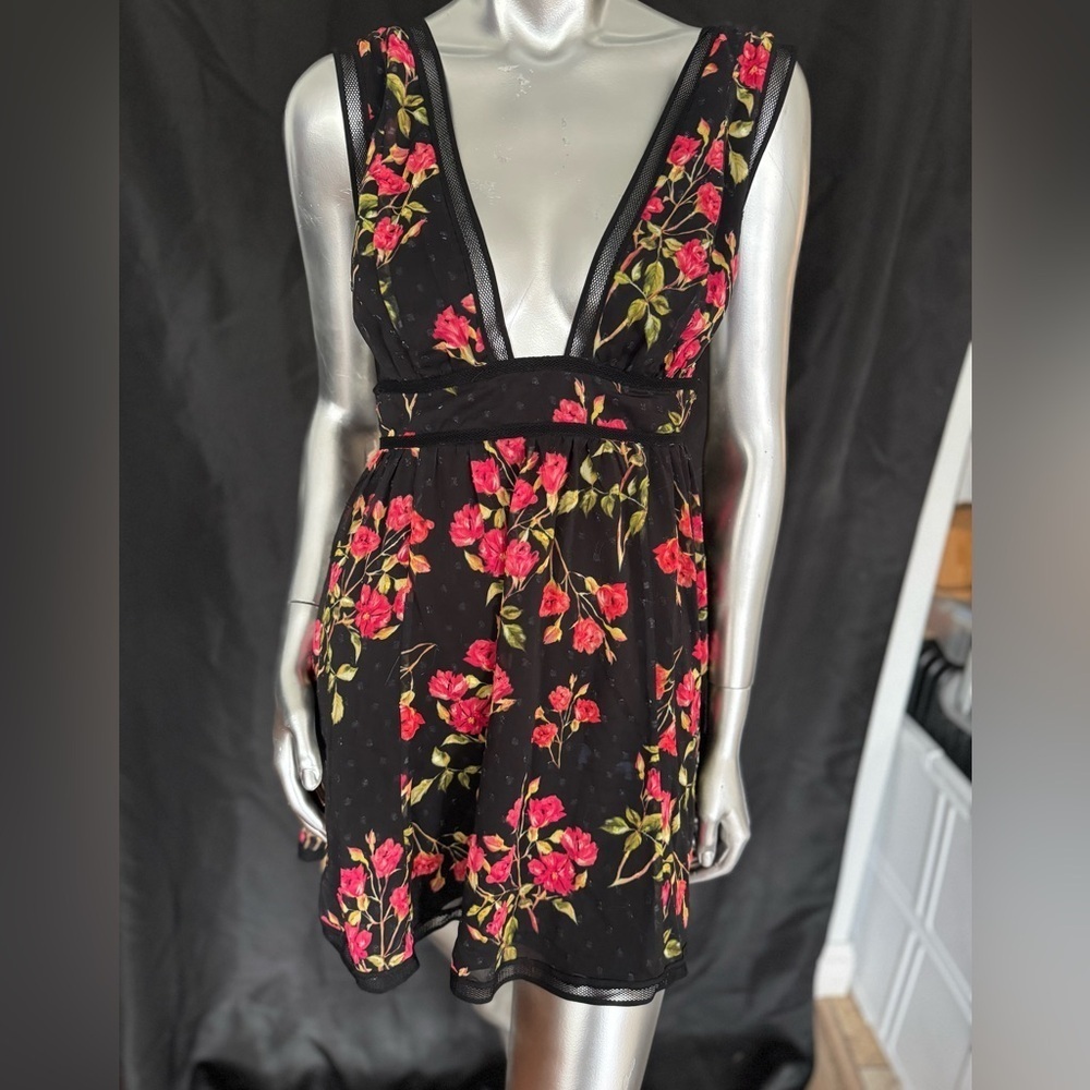 NBD Mini Floral Print Dress